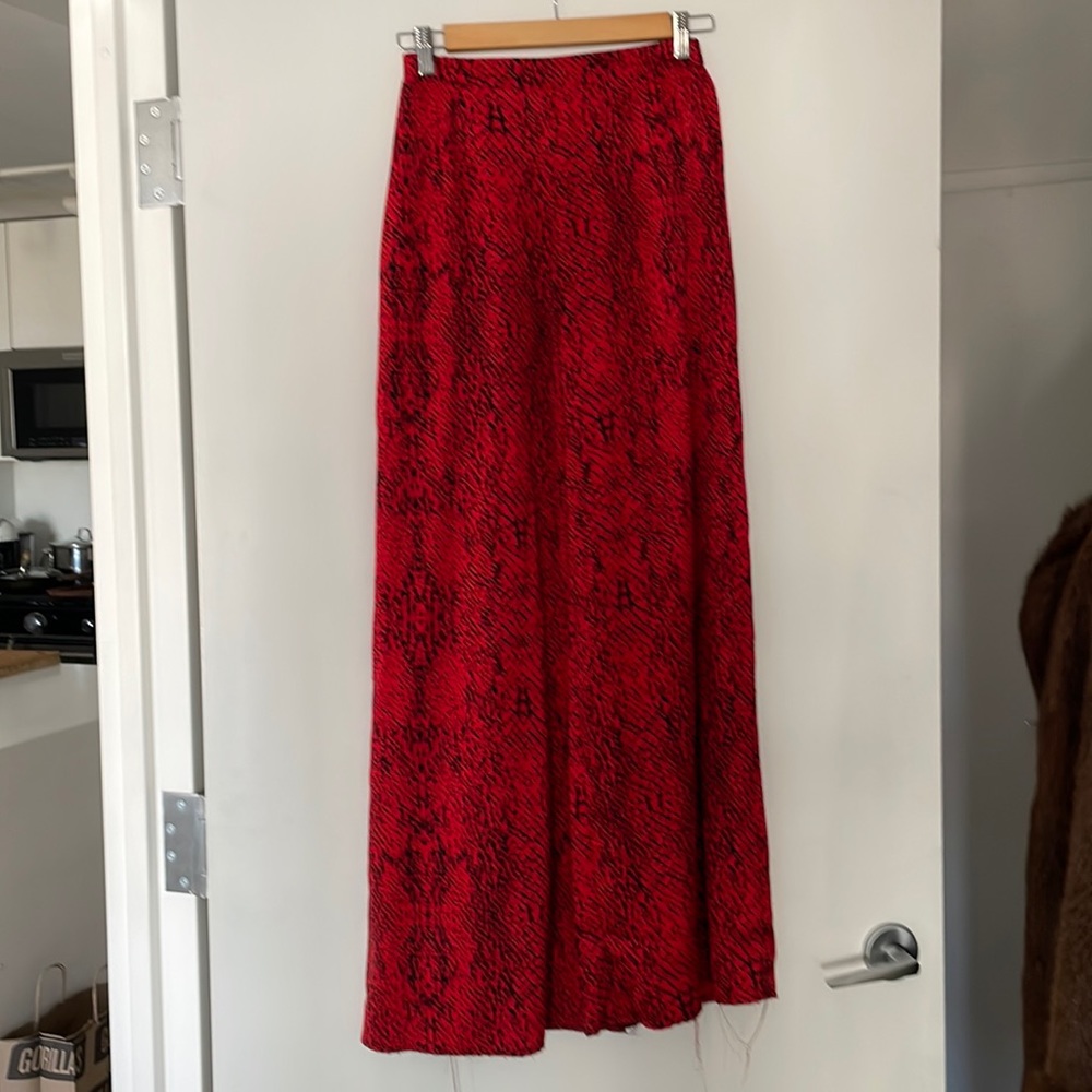 Wide leg nasty gal snake print pants